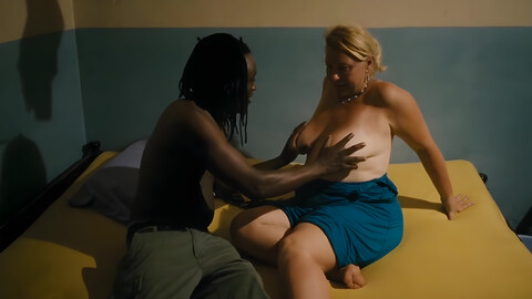 Blonde Milfs Hardcore Paradise Love Ignites Curvy Interracial Passion