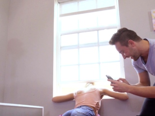 Lucky stepbro fucks stuck teen stepsis